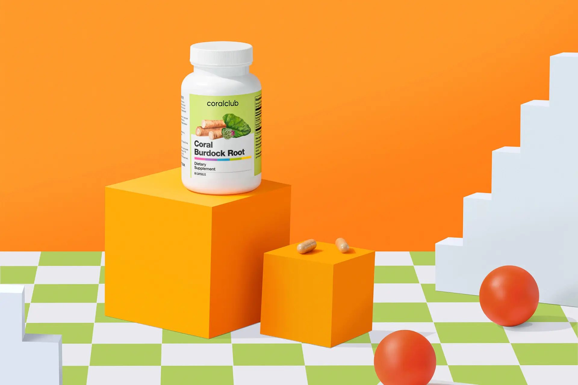 Coral Club - Coral Burdock Root, 90 capsule