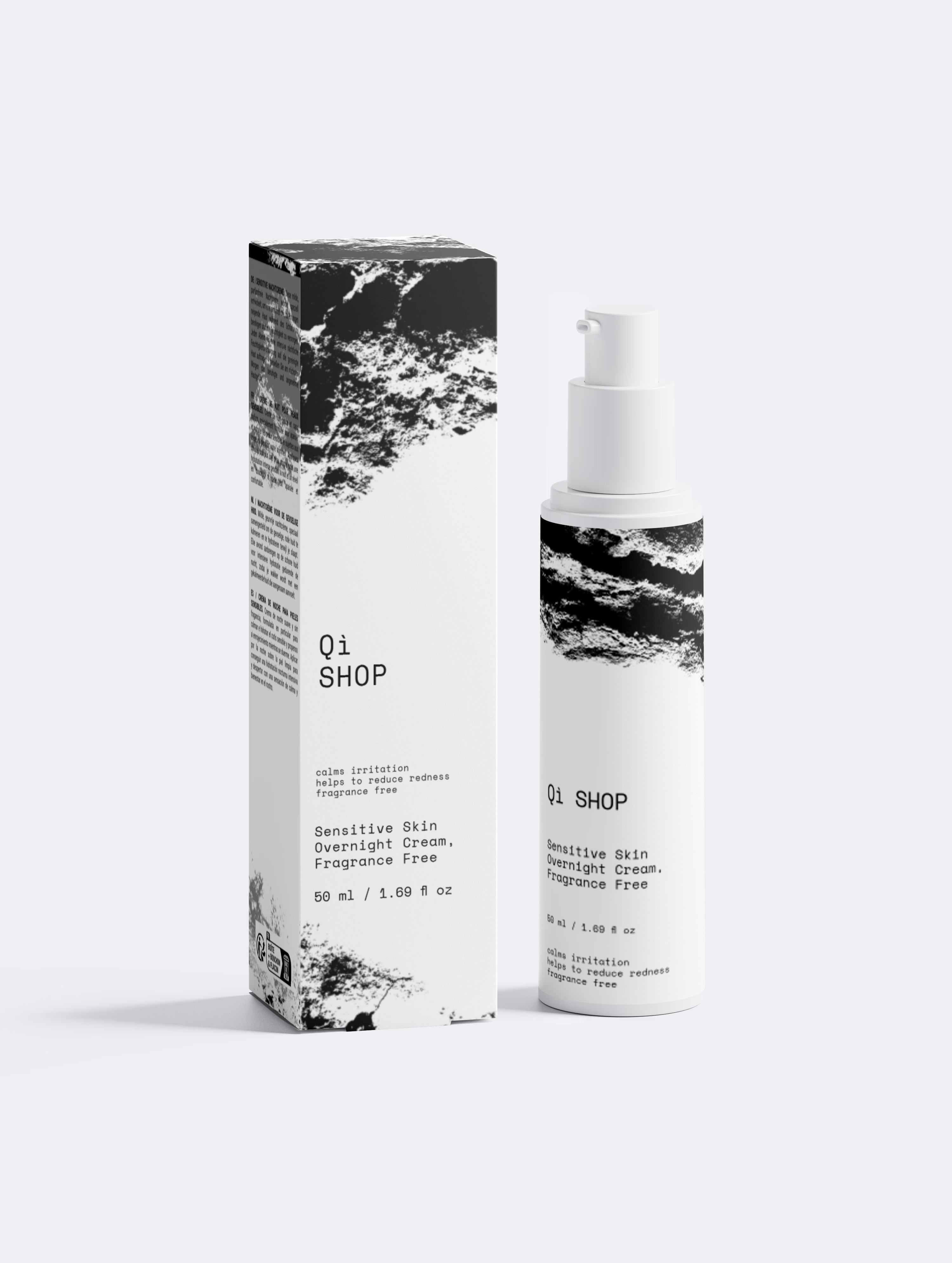 Sensitive Skin Overnight Cream, Fragrance Free, 50 ml