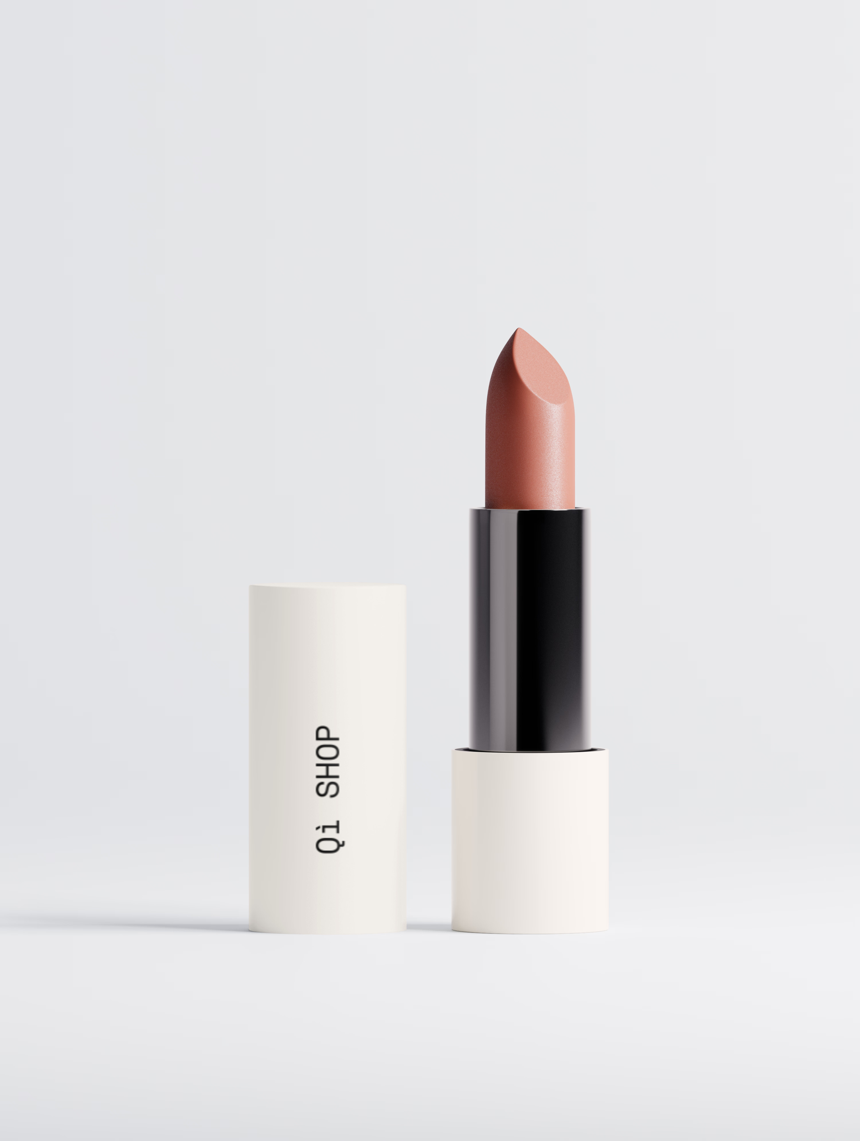 Qì-Shop - Matte Lipstick, Terracotta Nude, 4 ml