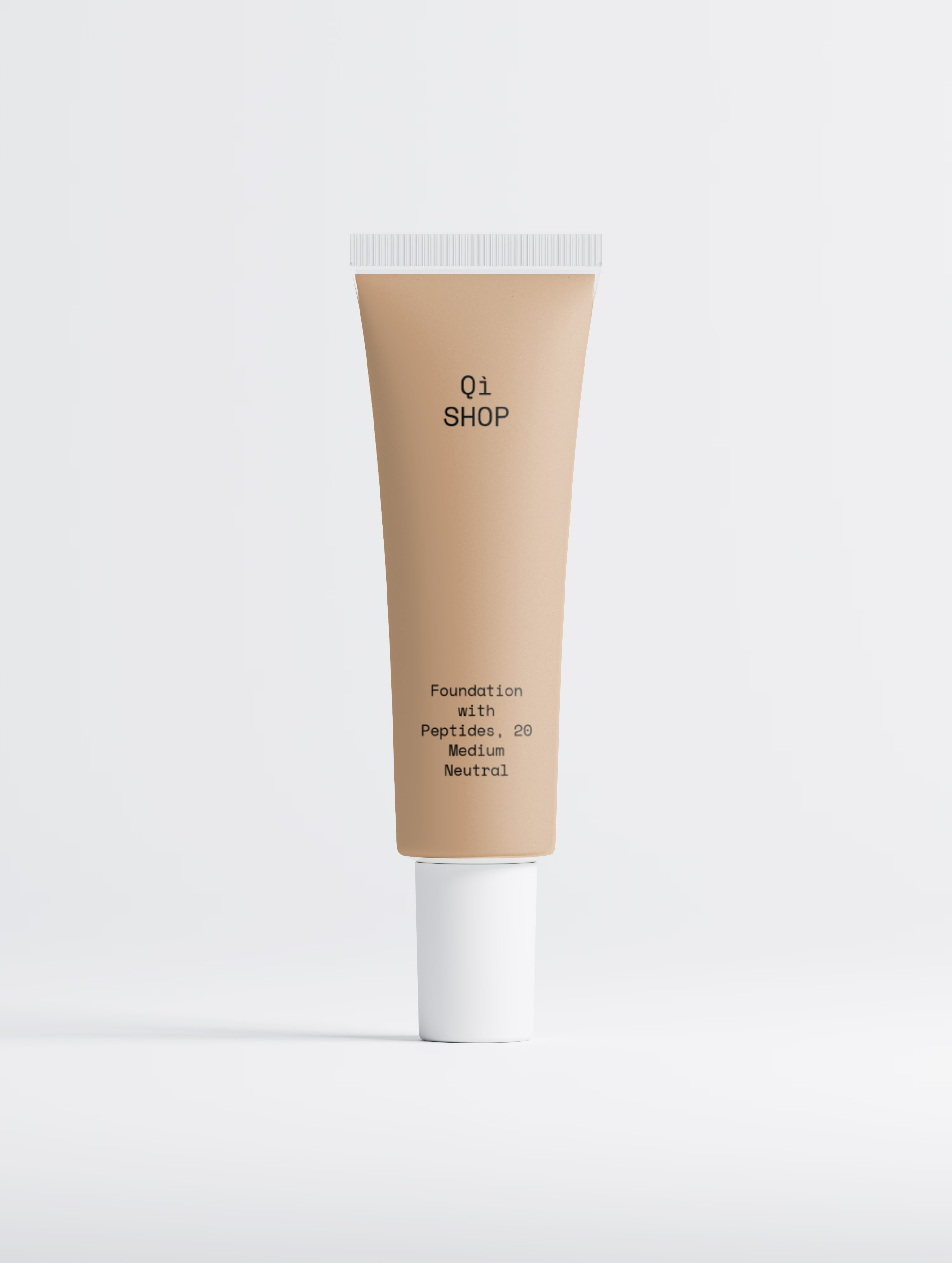 Qì-Shop - Foundation with Peptides, 20 Medium Neutral, 30 ml