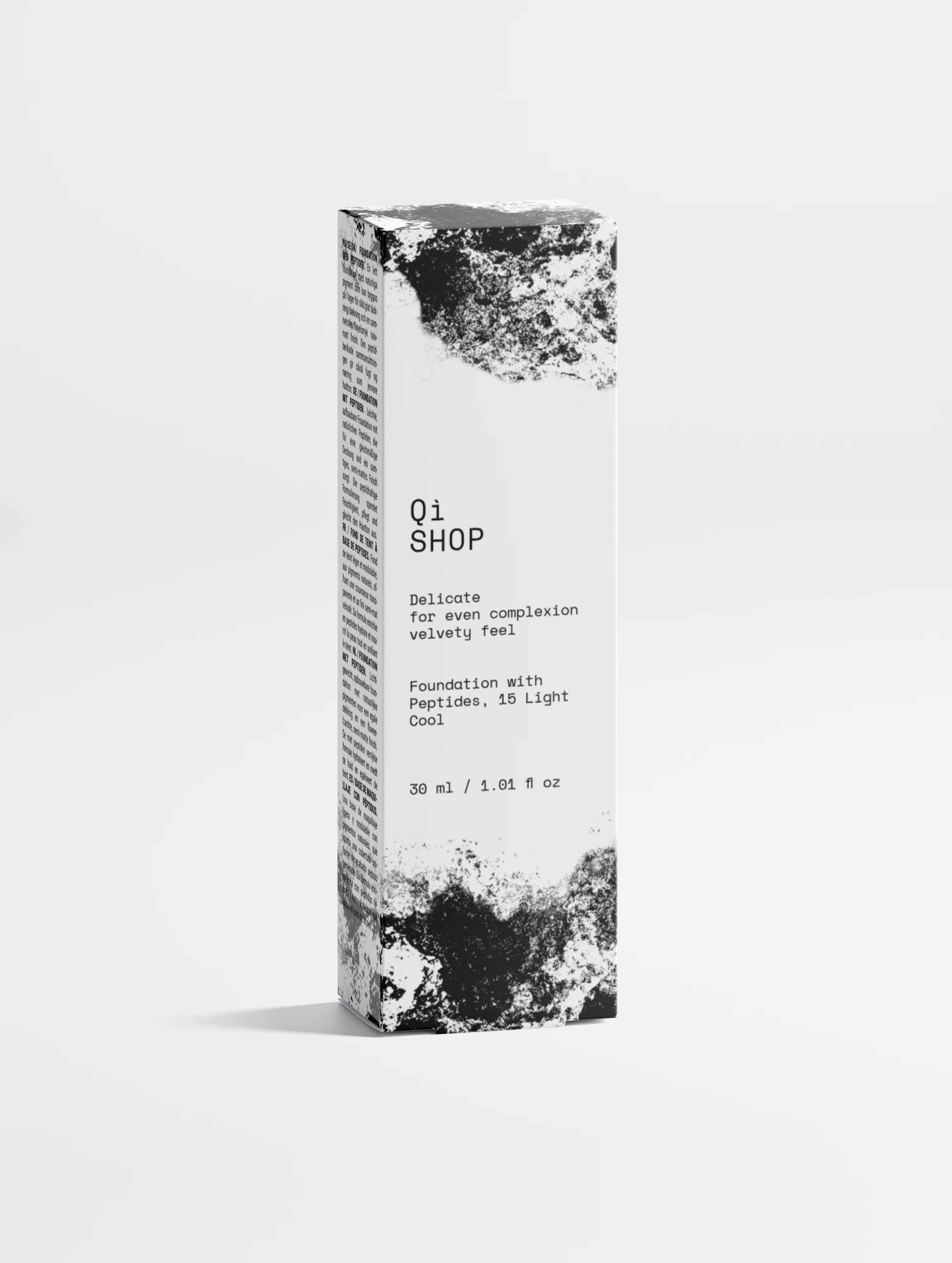 Qì-Shop - Foundation with Peptides, 15 Light Cool, 30 ml